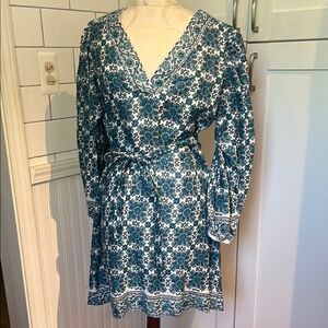 Boden Boho Blue Dress